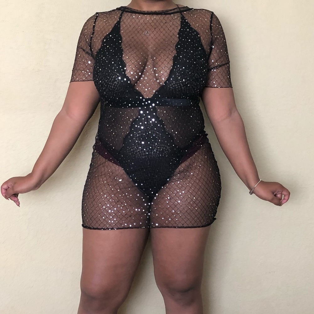 Sheer Mesh Dress